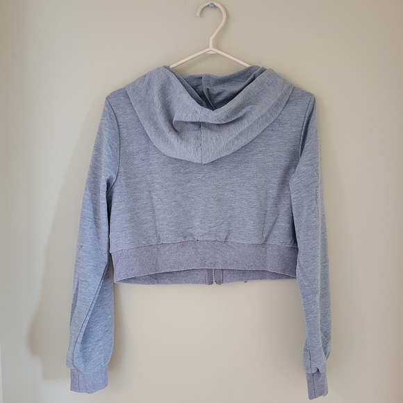 Cropped Zip Up Hoodie - Picture 2 of 2